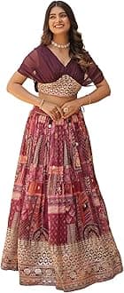 New Indian desaign Ready to Wear Bollywood Bridal-Wedding Style Lehenga Choli for Indian Women's With Stichhed Blouse