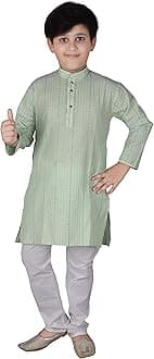 Pro-Ethic Style DeveloperCotton Kids Kurta Pyjama For Boys | Kurta Paijama Set, (S-145)