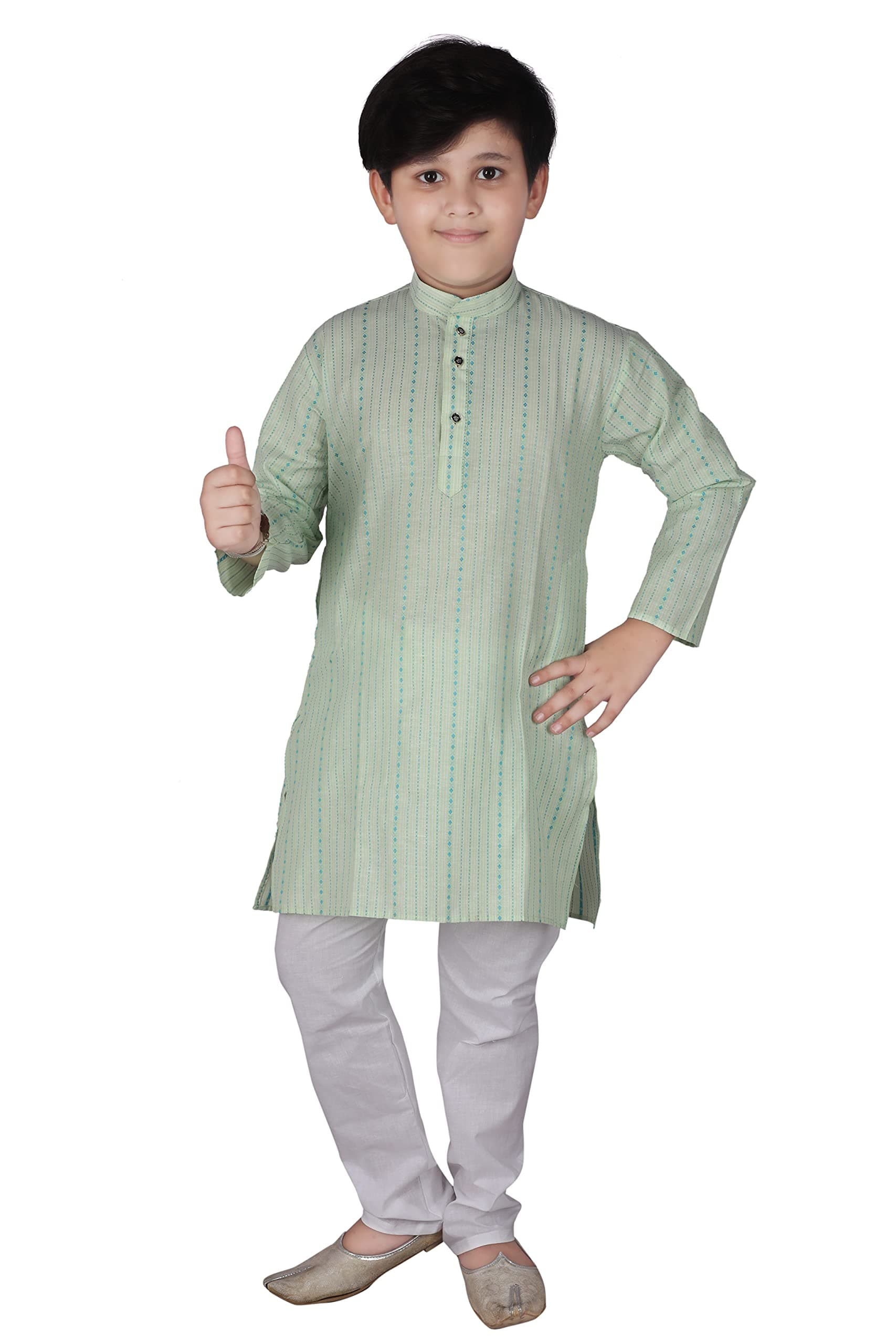 Pro-Ethic Style Developer Boy's Cotton Striped Kurta Pyjama For s | Kurta Paijama Set