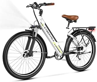1000 Peak Electric Bike for Adults,up 80 Miles Removable Battery Ebike, 26" Electric E Bike with 7-Speed,Adult Electric Bicycles for Commute Beach Snow Womens All Terrain