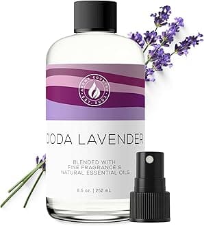 Lavender Oil Essential Oil / Lavender Essential Oil / Lavender Oil Spray - For Reed Diffuser Oil Refill for Reed Diffusers, Electric Diffuser Oil Machines, and Oil Warmers - Natural, Organic Oil