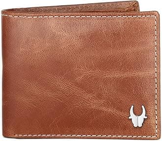 WildHorn Olive Leather Men's Wallet (WH2050), TAN CRUNCH, Classic