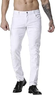 Men's Skinny Slim Fit Stretch Comfy Fashion Denim Jeans Pants