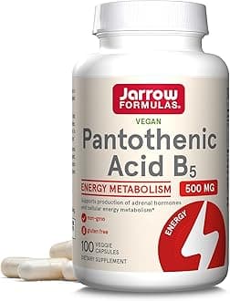 Pantothenic Acid B5, Supports Energy Production, 500 Mg, 100 Veggie Capsules