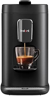 Instant Pot Pod, 3-in-1 Espresso, K-Cup Pod and Ground Coffee Maker, From the Makers of Instant Pot with Reusable Coffee Pod for Ground Coffee, 2 to 12oz. Brew Sizes, 68oz Reservoir