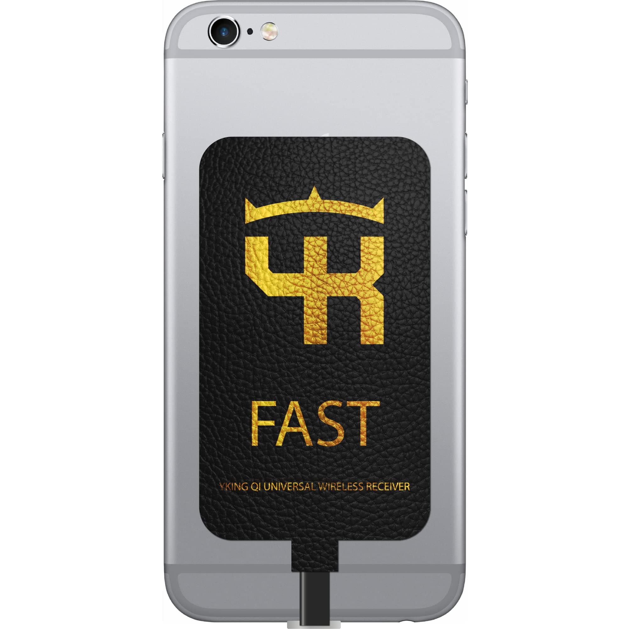 2000 Mah Qi Wireless Charging Receiver for iPhone 6, 6s, 7, and Plus Models - Fast Charger Adapter