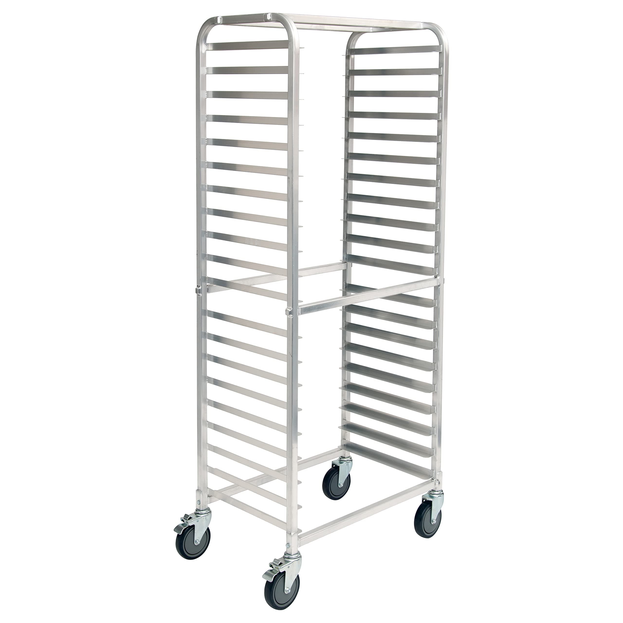 Winco Aluminum Sheet Pan/Bun Rack, 3" Spacing, Side Loading, 20 Tier