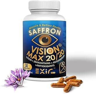 Eye Supplement | Lutein, Astaxanthin Zeaxanthin, Saffron | Supports Eye Health, Visual Comfort & Focus, VM20-30 Capsule