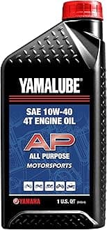 Yamaha LUB-10W40-AP-12 Yamalube 10W40 All Performance Oil Quart; LUB10W40AP12 Made by Yamaha