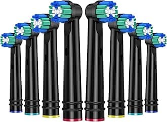 REDTRON Replacement Brush Heads for Oral b, 8 Pack Electric Toothbrush Heads for Oral b, Classic Precision Clean Brush Heads Fit Professional Care, Vitality Pro Smart Genius Series and More…