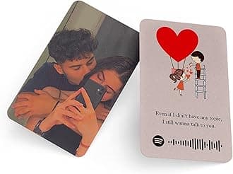 - Fairus Customized Wallet Card - Your Photo, Illustration Or Bitmoji, Message, Spotify Song Code Backside Best For Special Occasion Gift For Loved One For Thanksgiving (Your Upload)