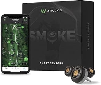Arccos Smart Sensors: Automatic Golf Game Tracking System, A.I. Powered GPS Rangefinder & Smart Club Distances