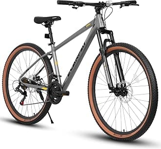 Mountain Bike 24/26/27.5 Inch, Dual Full Suspension Mountain Bike, Christmas New Year Gifts for Mens Womens Bicycles Go to School/Work, 21-Speed Aluminum/Steel Snow Bicycles