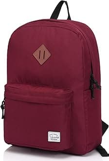 Vaschy Lightweight School Backpack, Water Resistant 20 Liters Backpack for Teen Girls Boys Rucksack for Men Women, Travel Backpack, Casual Daypack