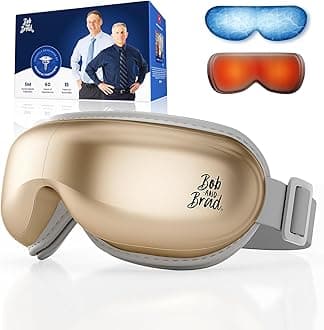 BOB AND BRAD Eye Massager with Heat and Cooling, EyeOasis 3 Eye Massager for Migraine FSA Eligible/HSA Eligible, Heated Headache Massager for Dry Eye Relief, Temple Massagers for Stress Relief