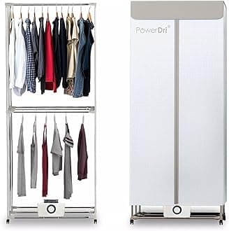 Electric Clothes Dryer 15kg Indoor Wet Laundry Warm Air Drying PowerDri (Lucent White)