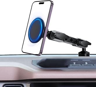 Phone Mount Holder for Ford Bronco 2021 2022 2023 2024 2025 2026 2/4 Door, MagSafe Phone Mount, Magnetic Phone Holder for iPhone 17-12 Series, for Ford Bronco Accessories (Not for Bronco Sport)