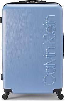 Women's Hard Side Upright Luggage Spinner Light Weight Suitcase, Forever Blue, Large