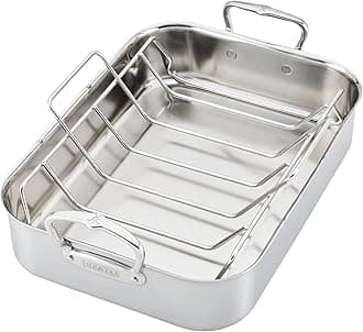 Provisions – 14.5" Classic Clad Roaster with Stainless Steel Rack