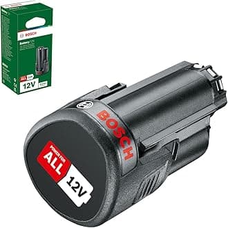 Bosch Replacement Battery 12V (1x Battery 2.0 Ah, 12 Volt System, in Carton Packaging)