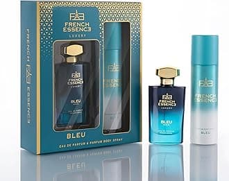 FRENCH ESSENCE Luxury Gift Set For Men - Perfume 60Ml & Deodorant 120Ml | Perfume and Deo Combo|Premium Gift for Husband & Boy Friend (Bleu)
