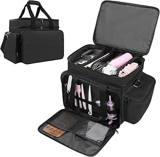 Baking Supplies Storage Bag for Bakers/Pastry Chefs, Cake Decorating Tool Caddy,Suitable for Cake Decorating,Baking Pan,Baking Mat,Muffin Liners,Black