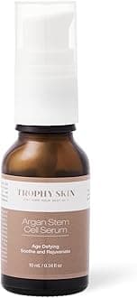 Trophy Skin Argan Stem Cell Serum - Topical Age-Defying Skin Hydrator with Hyaluronic Acid and Argan Oil to Soothe, Nourish, and Rejuvenate Face for Moisturized and Glowing Skin - 10 mL