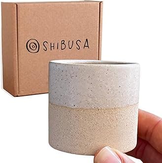 SHIBUSA Match Holder with Striker | Cute Ceramic Match Jar - Perfect for Candles or Bathroom Decor | Australian Designer | Lights All Matches | Extra 4 Striker Papers