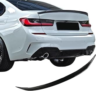 Rear Spoiler for BMW 3 Series G20 Sedan 2019-2023 G80 M3 2021-2023 Trunk Spoiler Wing Trunk Tail Rear Trunk Lid,Glossy Black Performance - MP Style
