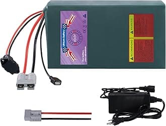 52V 20Ah Ebike Lithium Battery Pack for 2000W E-Bike/Scooter | 50A Smart BMS & 5A Fast Charger | 1500+ Cycles (52V20Ah with 5A Charger)