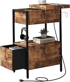 Rustic Brown Side Table