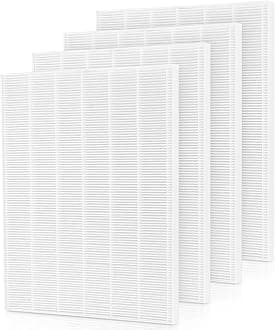 5500-2 Air Purifier Filter Replacement For Winix, 116130 Replacement Filter H Compatible with Winix 5500-2 and AM80 Air Purifier, 4 Pack HEPA Filter Only