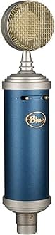 Blue Bluebird XLR Condenser Microphone for Recording and Streaming, Large-Diaphragm Cardioid Capsule, Shockmount and Protective Case - Blue