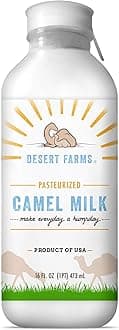 Milk Camel Fresh Organic Frozen - Fresh Flavor with Health Benefits - Pure & Natural Grade A - Allergen Free Milk - Made In The USA [ 30 Pack ]