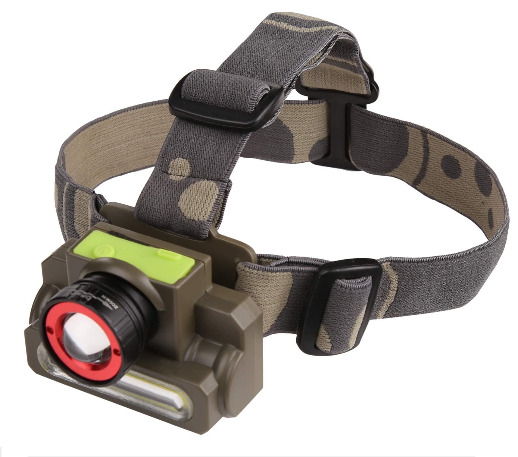 2 in 1 head Torch Light High power