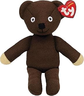 TY Mr. Bean Teddy Bear Regular – Iconic Soft Plush Toy from the Classic TV Show – Collectible Stuffed Plushie for Kids & Fans – Cuddly Soft Toy Gift for Boys & Girls