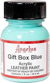 Angelus Acrylic Leather Paint, Gift Box Blue, 1 oz.