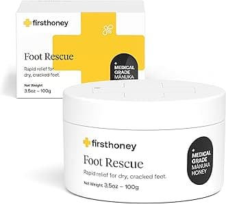 Advanced Foot Repair Cream for Dry, Cracked Skin, Ultra-Hydrating with New Zealand Manuka Honey, Fast Relief for Feet, Cracked Heel Treatment, Callus Remover