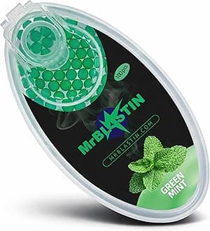 100 Menthol Mint Crushballs for Filter Insertion, 16 Flavours to Choose Available, Menthol Mint Crush balls, Flavoured Capsules. Click on inserts beads (Mint)
