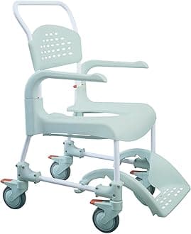 Etac Clean Shower Commode Chair with Adjustable Height