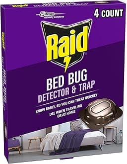 Raid Bed Bug Detector and Trap, for Indoor Use