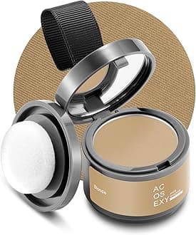 - Root Touch Up Powder for Women and Men - Hairline Shadow Coverage, Gray Hair Touch Up for Eyebrows, Beard Line, and Bald Spots (Blonde)