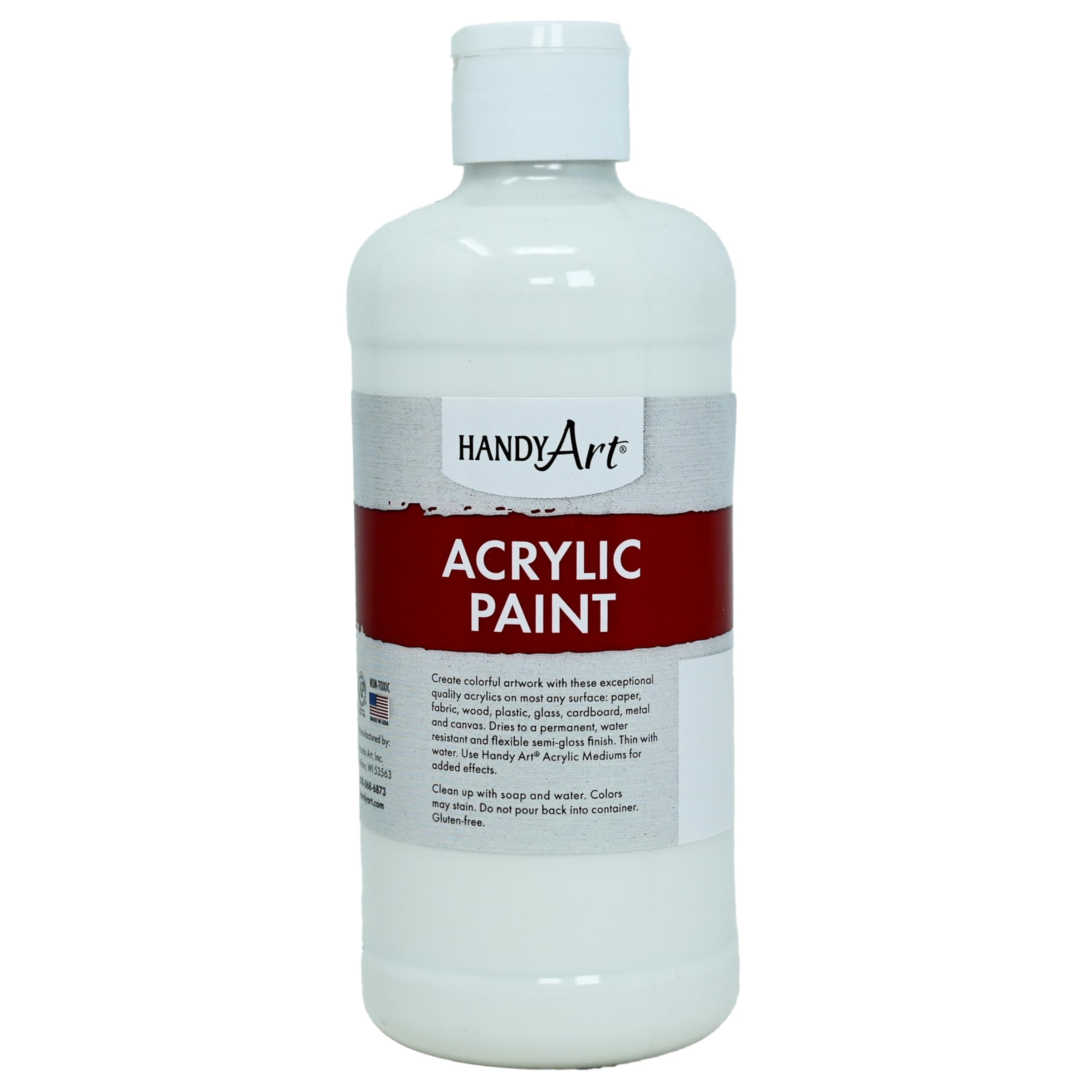 Student Acrylic Paint 16 ounce, Titanium White