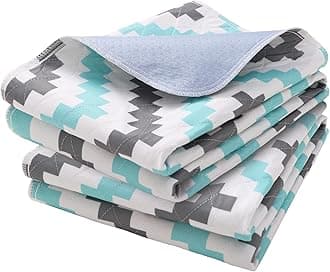 OUTCREATOR® 2Pack Bed Pads for Incontinence Mattress Protector Anti-Slip Waterproof Pads (34" x 56") for Toddlers Kids Adults Pets Pee Pads and Machine Washable Absorbency and Leak Proof Edge