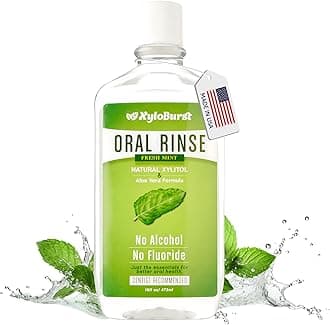 Xyloburst Oral Rinse Mouthwash - Natural Xylitol Mouthwash | Fluoride Free Mouth Wash | Alcohol Free Mouth Wash | Fresh Mint Mouth Rinse | SLS Free