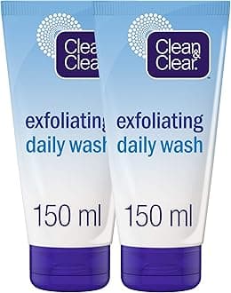 Clean & Clear daily wash exfoliating, 150 ml, pack of 2