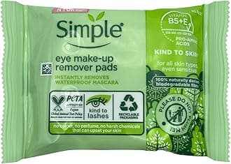 Simple Eye Makeup Remover Pads Makeup Remover 30 count