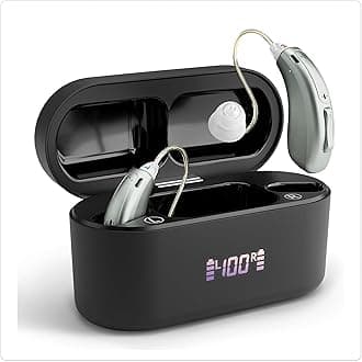 Clarity Pro Bluetooth RIC Rechargeable Hearing Amplifiers for Adults – App-Enabled Sound Amplifier for Personalised Listening, Conversations & TV