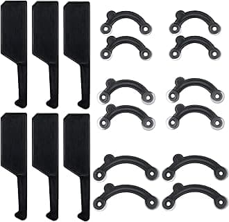 6 Pairs Nose Up Lifting Shaping Clip Beauty Tool Nose Shaper Inserts No Pain Invisible Nose Shaper Tool Straightening Beauty Kit for Women Men (Black)
