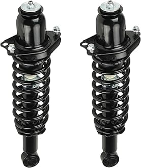 AEagle Rear Strut Shock Assembly w/Coil Spring for Toyota Corolla & Matrix 2003-2008, Pontiac Vibe FWD, Replace 171373L 171373R, Left & Right, 2PCS